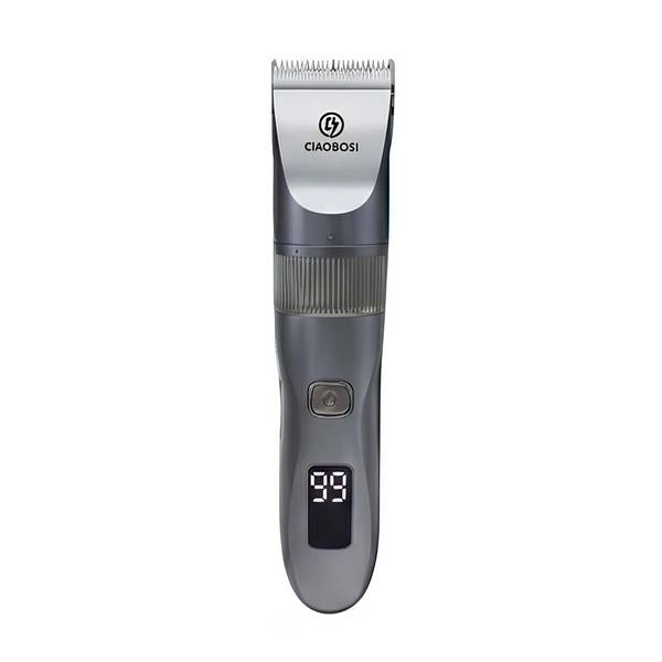 Tondeuse Électrique 5W Sans Fil 1500mAh Rechargeable avec Écran Numérique LED