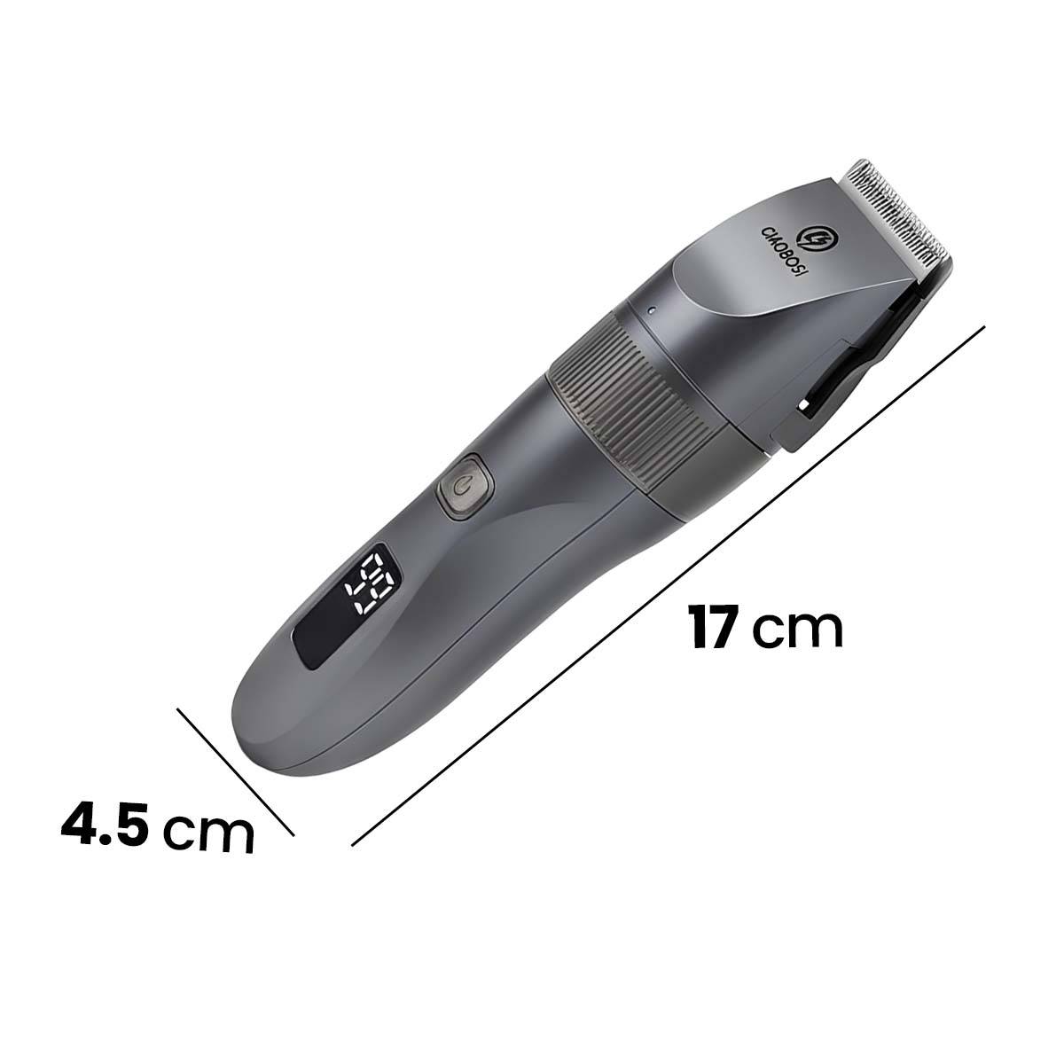 Tondeuse Électrique 5W Sans Fil 1500mAh Rechargeable avec Écran Numérique LED-3