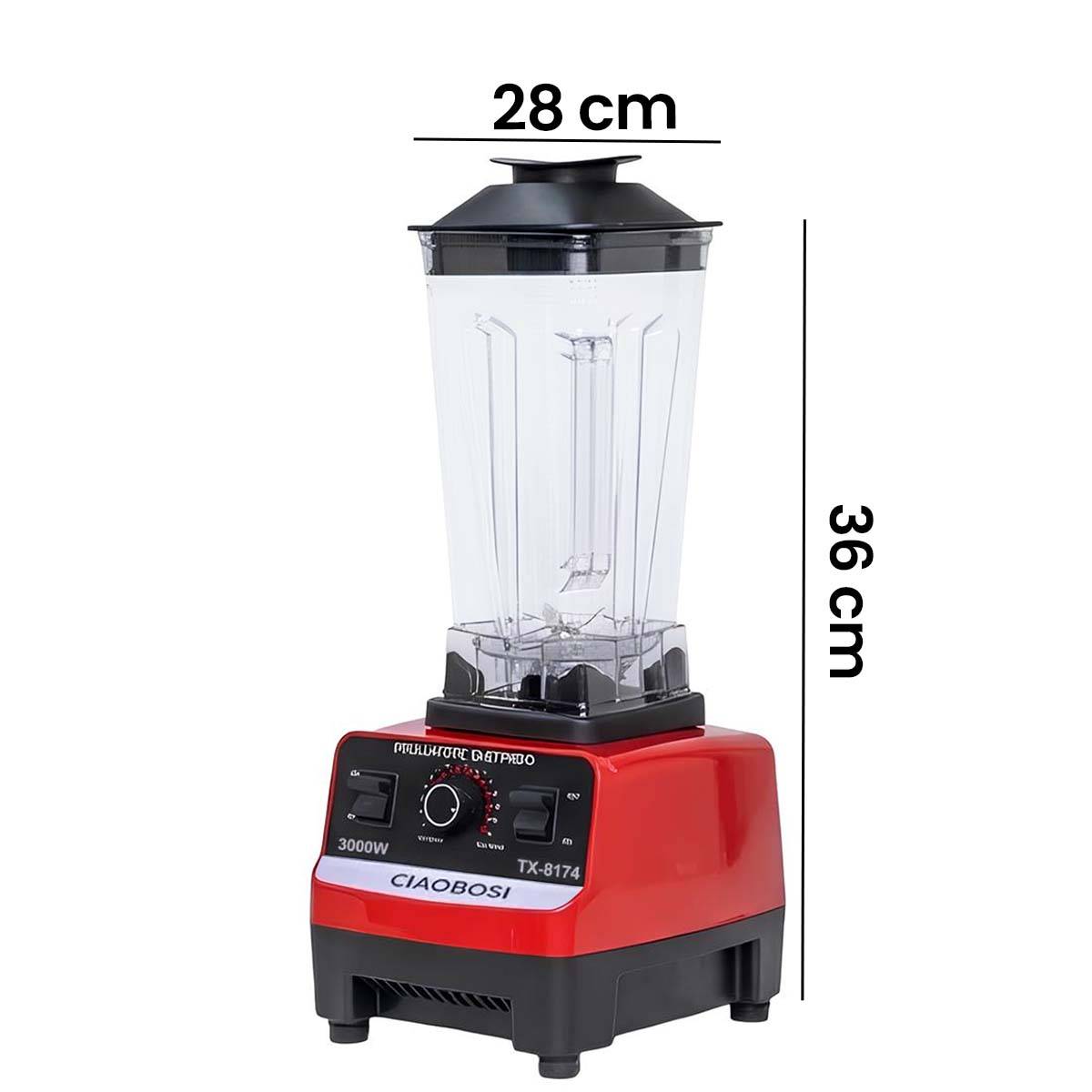 Blender Mixeur 2L à Grande Vitesse 350W avec Lame en Acier Inoxydable-2
