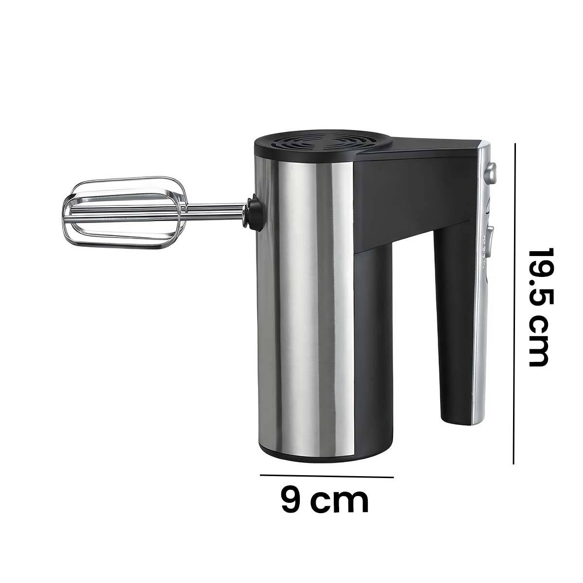 Batteur Électrique 450W à 5 Vitesses avec Fouets Inox-3