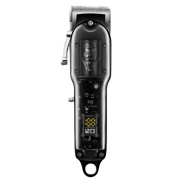 Tondeuse Cheveux et Barbe 2000mAh Autonomie 100 minutes avec Écran et Guides