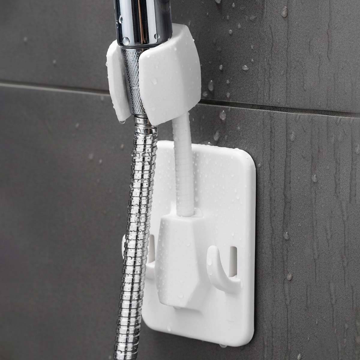 Support de Douche sans Perçage Fixation Adhésif Orientable 360°-2