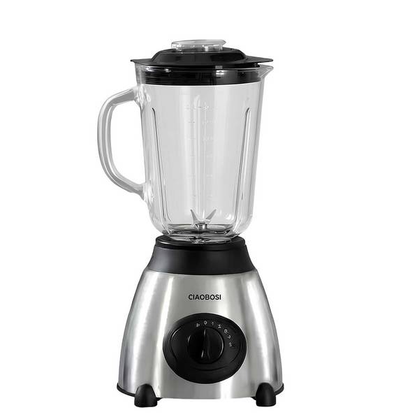 Blender Mixeur Multifonction 1,5L 450W en Acier Inoxydable et Verre