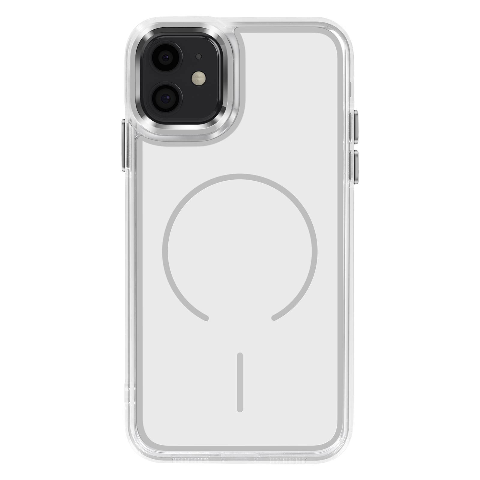 Coque MagSafe pour iPhone 11 avec Bords Renforcés Bi-Matière Souple-1