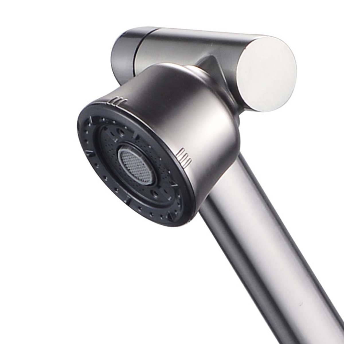 Robinet à Bras Articulé avec Tête Pivotante Finition Acier Brossé-3