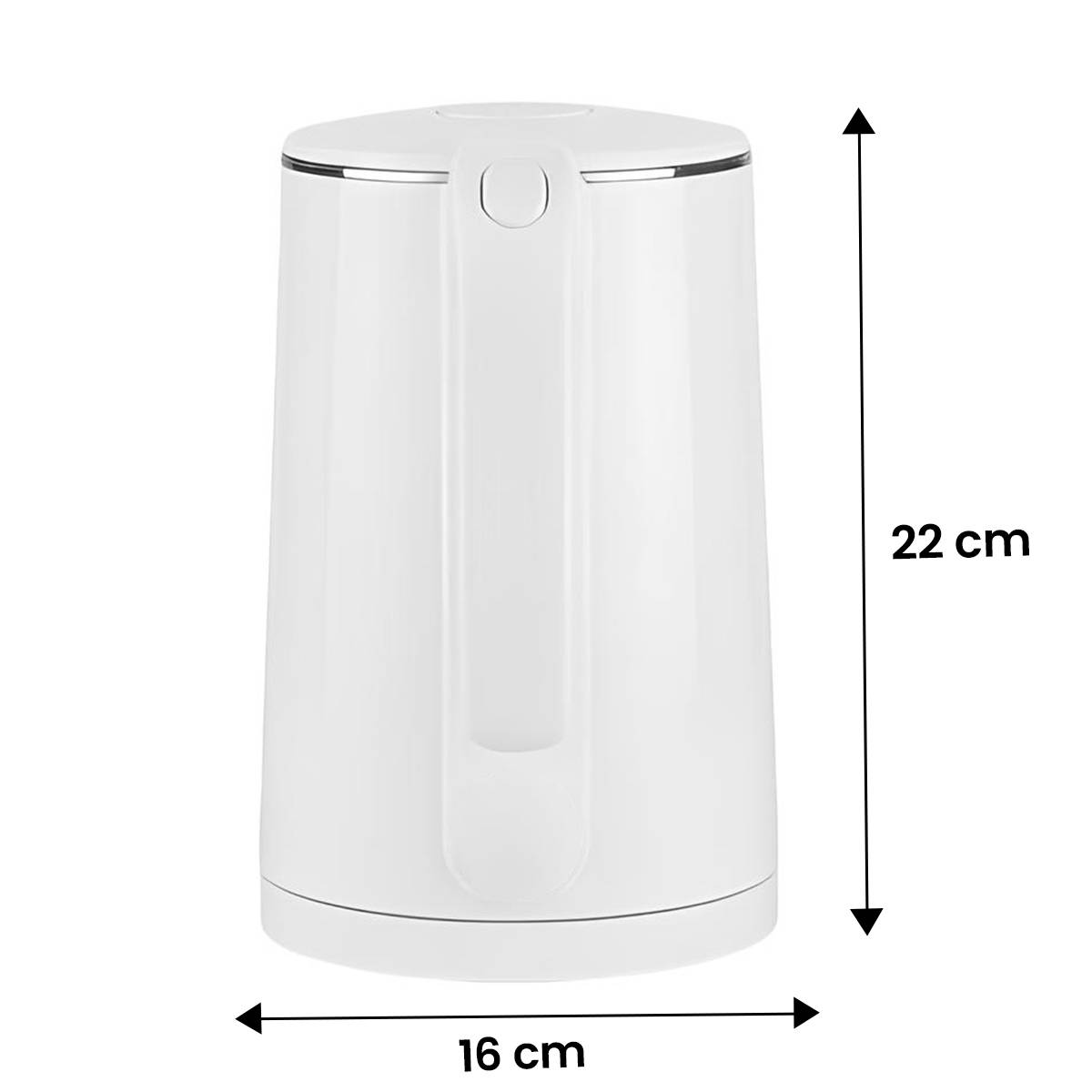 Bouilloire Électrique 0.9L 1500W avec Arrêt Automatique Chauffage Rapide-2