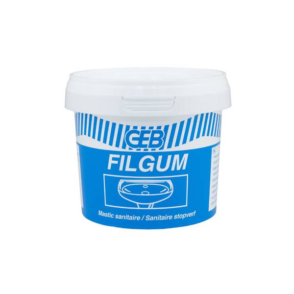 Mastic étanchéité sanitaire FILGUM - Boite 500g