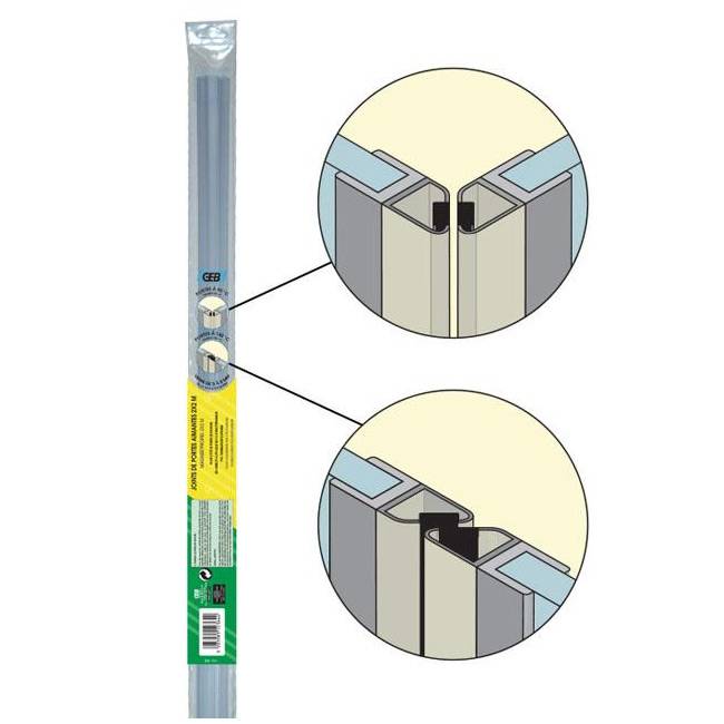 Joints d’étanchéité pour côté de portes de douche à 90° et 180° - 2 x 2 mètres-0