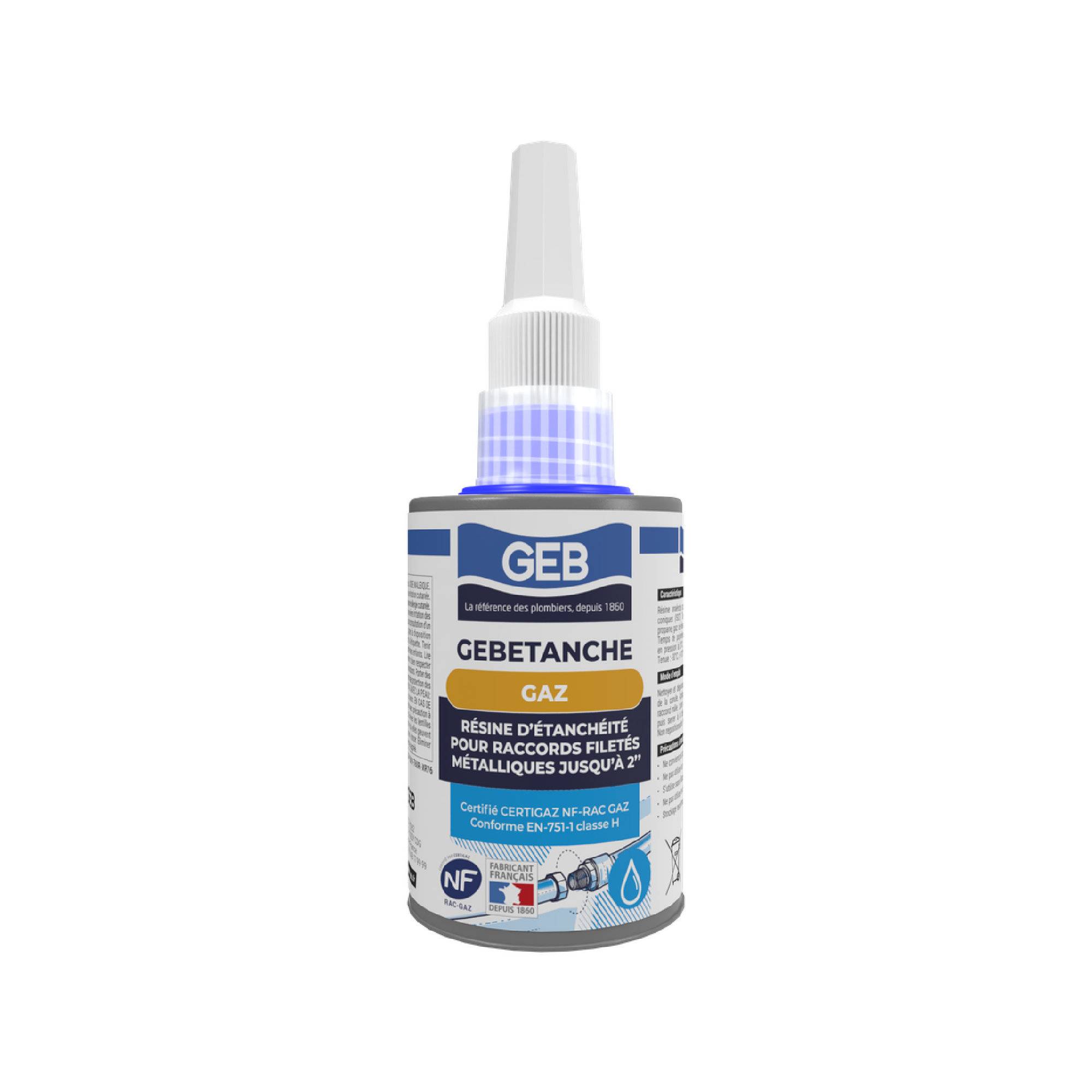 Résine anaérobie GEBETANCHE gaz Flacon 50ml-0