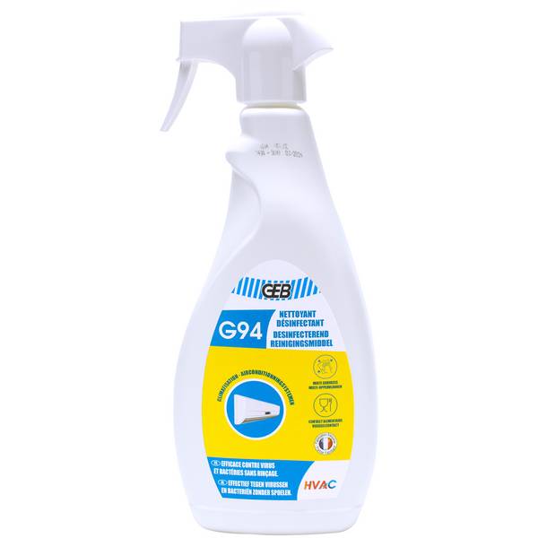 G94 nettoyant désinfectant virucide climatisation - pulvérisateur 750ml GEB