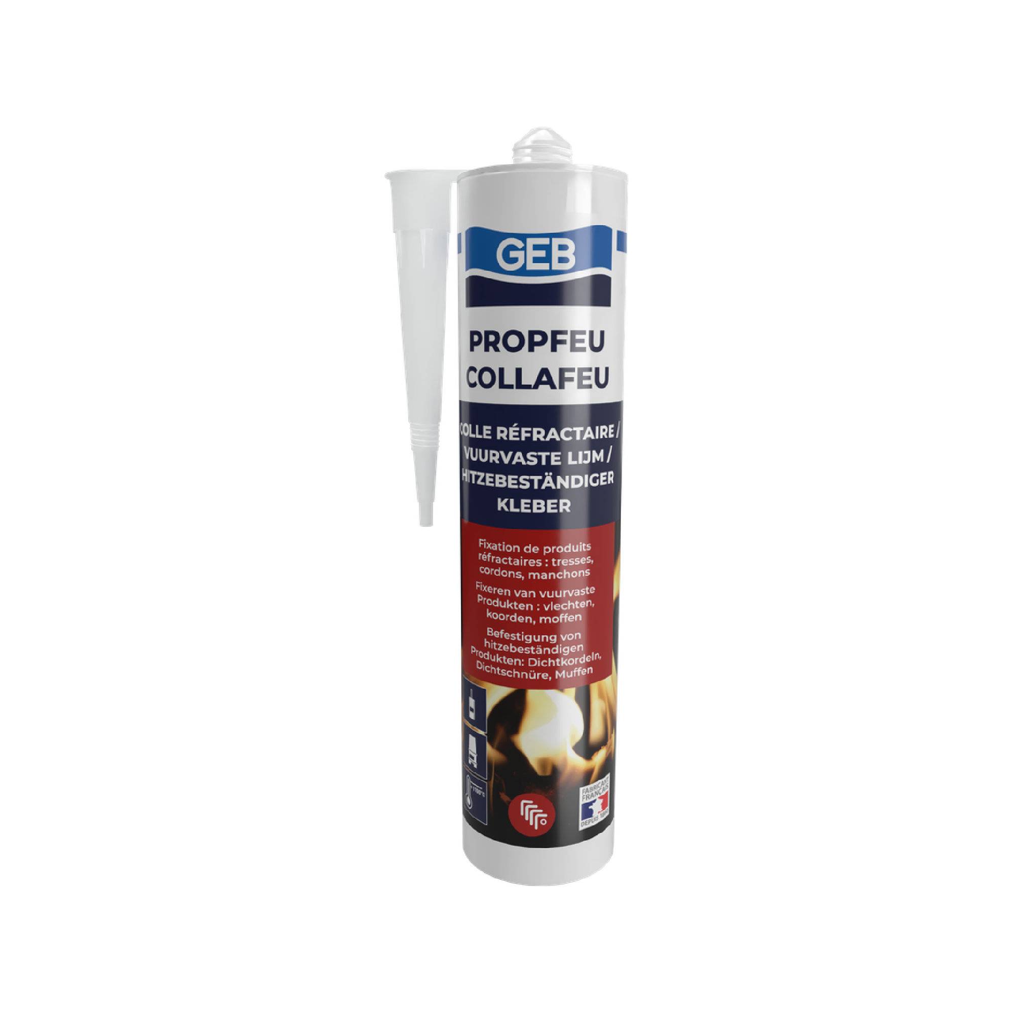 Colle réfractaire COLLAFEU cartouche 310ml-0