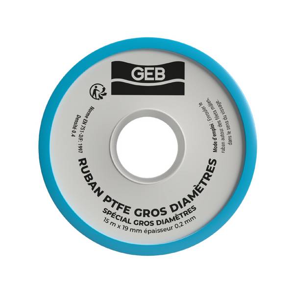 Rouleau TEFLON PTFE gros diamètre 19mmx15m-épaisseur 0,2mm