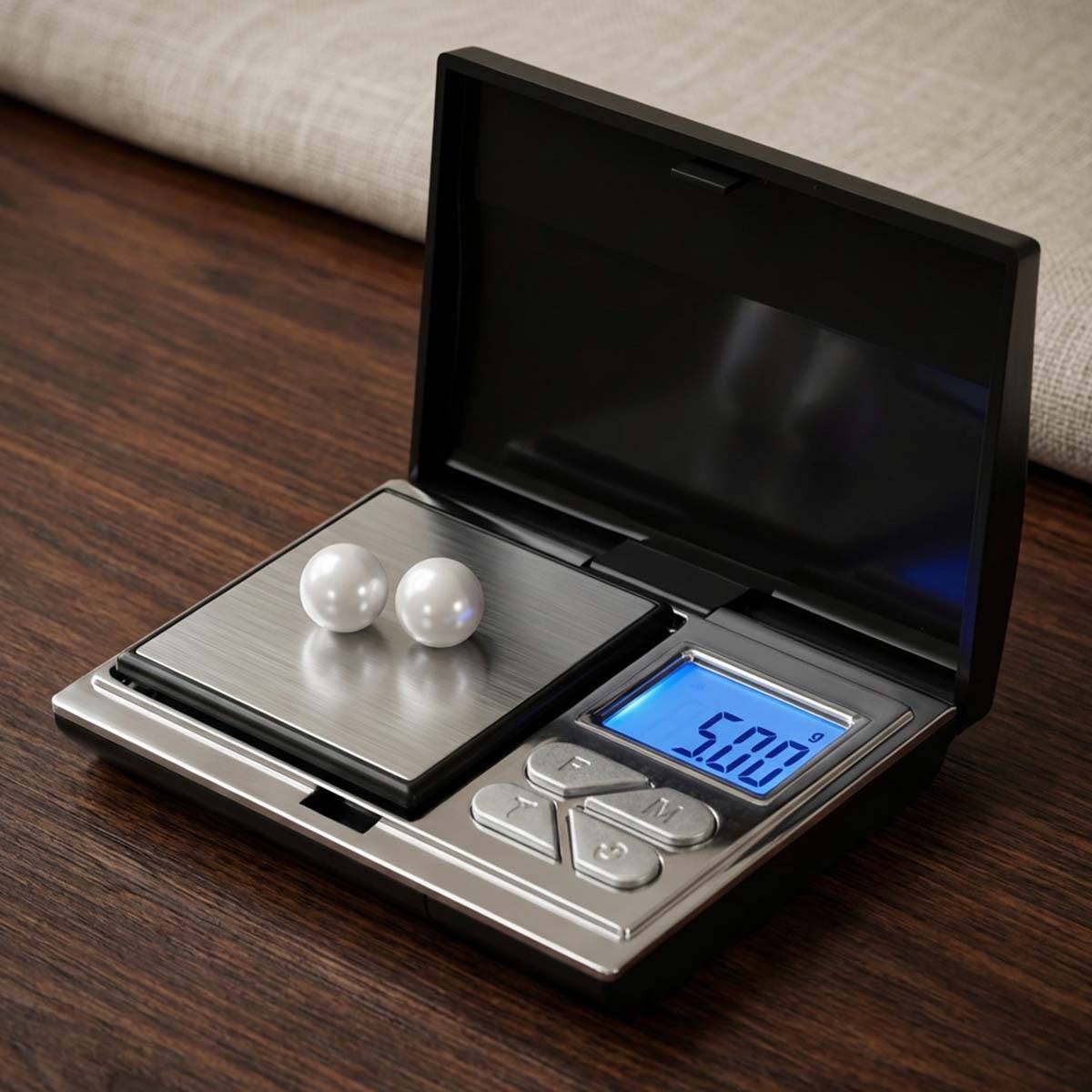 Balance Électronique Portable pour Bijoux et Petits Objets avec Écran LED-2