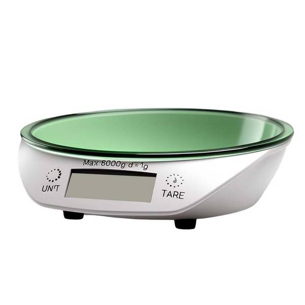 Balance de Cuisine 5 Kg avec Bol Intégré pour Pâtisserie et Ingrédients