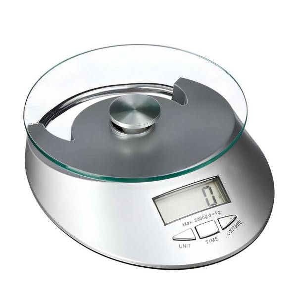Balance Numérique 5Kg pour Pâtisserie avec Plateau Verre Trempé