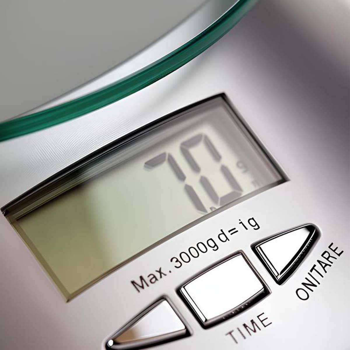 Balance Numérique 5Kg pour Pâtisserie avec Plateau Verre Trempé-4
