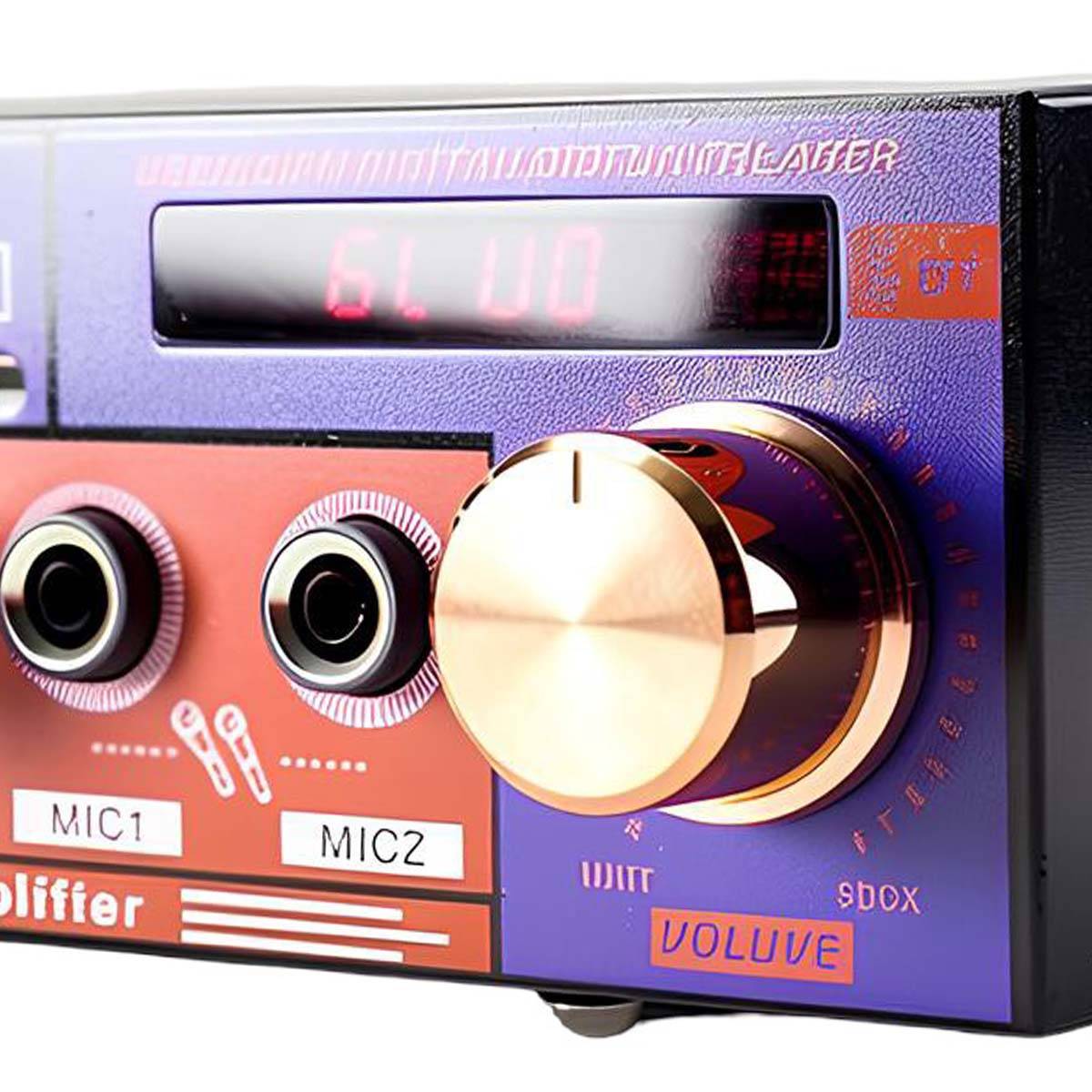 Amplificateur Audio Stéréo Multifonction Bluetooth USB SD FM-4