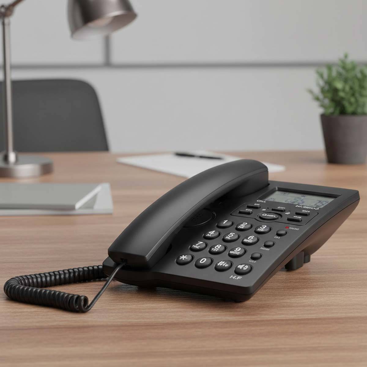 Téléphone Fixe Modèle TX-8975 Multifonction avec Écran LCD 16 Caractères-2