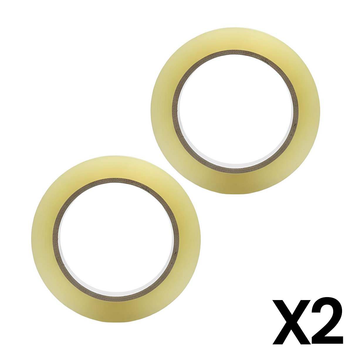 Lot de 2 Ruban Adhésif pour Bureau et Papeterie 1.8cmx70m Forte Résistance-1