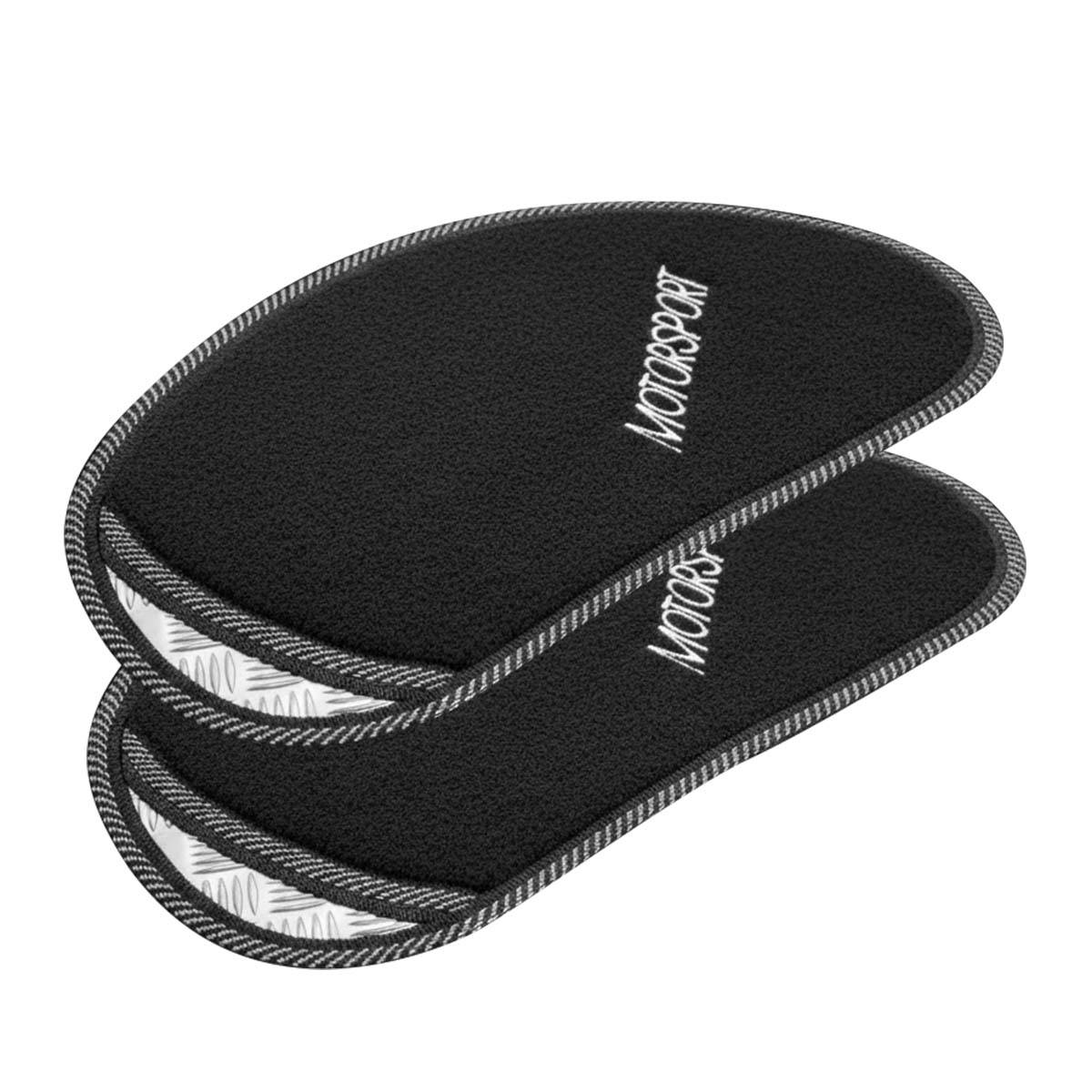 Ensemble de Tapis de Sol Automobile Universels 4 pièces en PVC Floqué 42×57cm-1