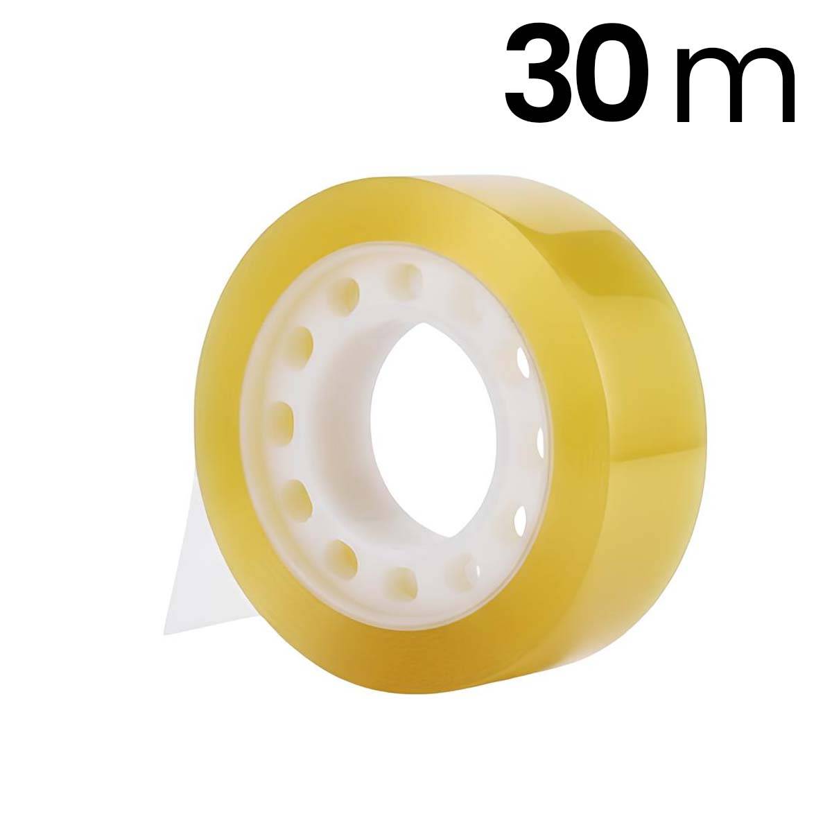 Lot de 3 Ruban Adhésif pour Bureau et Papeterie 1.8cm x 30m Forte Résistance-3