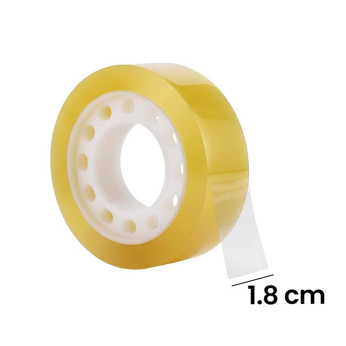 Lot de 3 Ruban Adhésif pour Bureau et Papeterie 1.8cm x 30m Forte Résistance-4