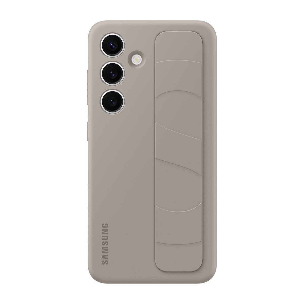 Coque pour Galaxy S24 Compatible Chargement Qi avec Lanière Grip en Silicone-0