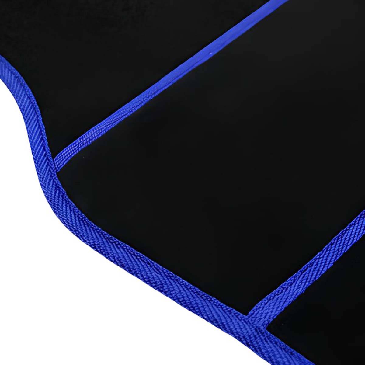 Tapis de Sol Voiture 4 pièces Universels en PVC Floqué Antidérapant-3