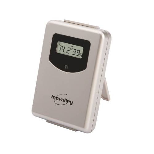 Station météo écran LCD complète bleue-1