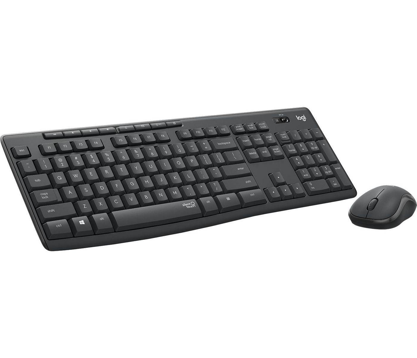 Logitech 920-009810 clavier Souris incluse Bureau RF sans fil QWERTY Nordique Graphite-1