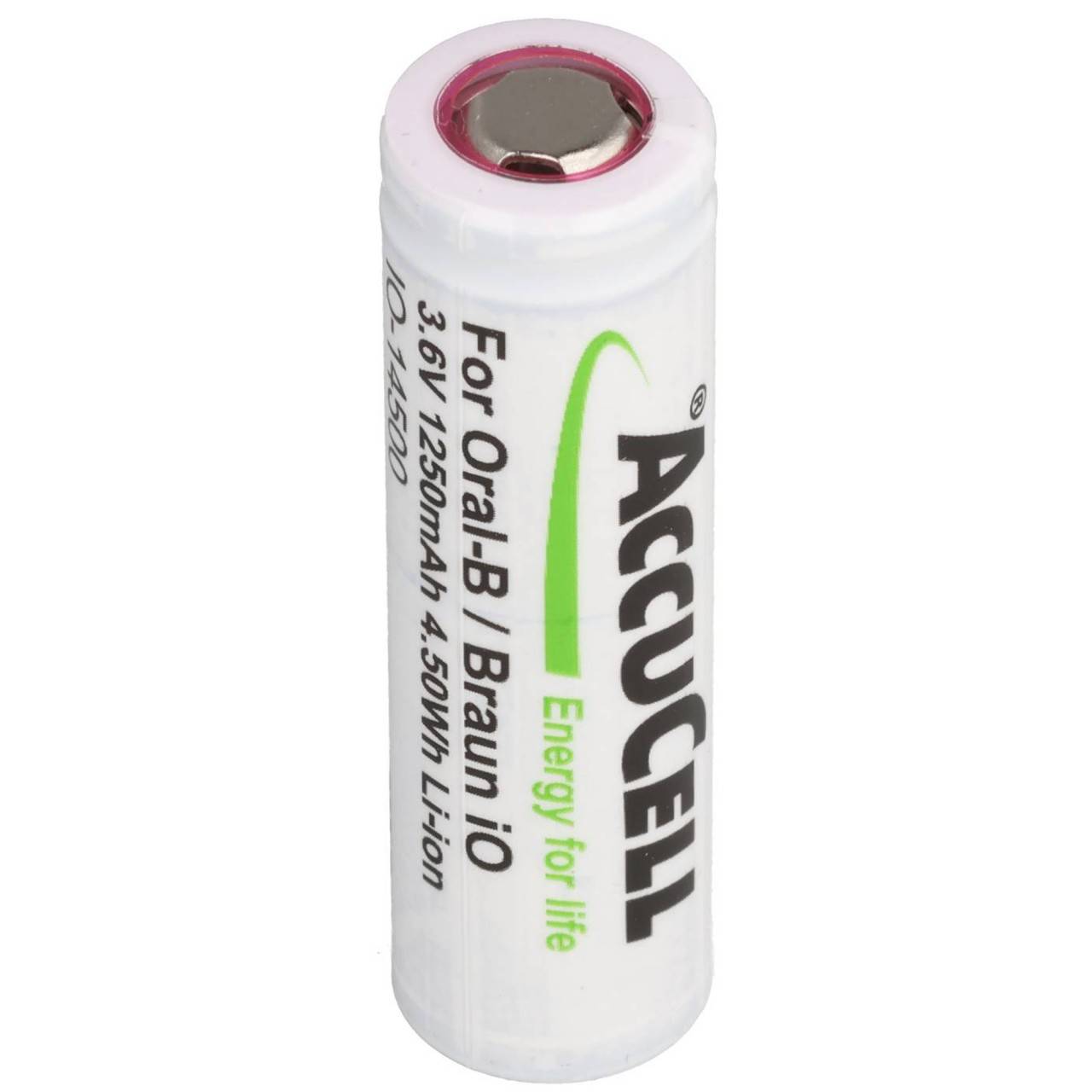 Batterie premium 1250 mAh compatible avec Braun IO 6, 7, 8, 9, 10, 3,7 volts, 48,8 x 14,1 mm-0