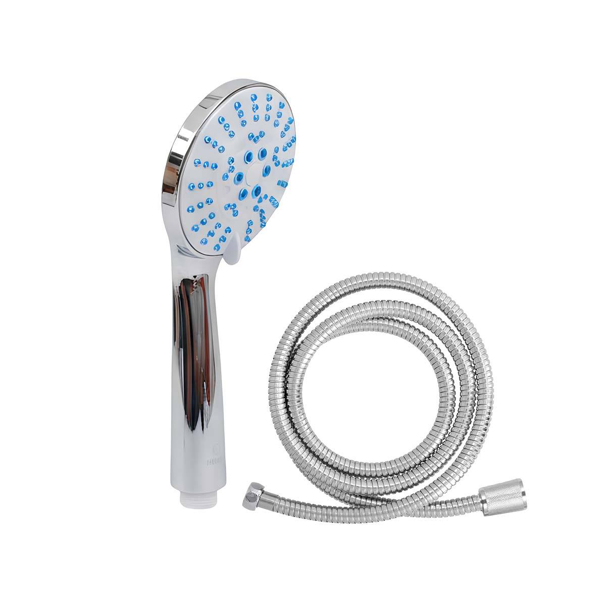 Ensemble Pommeau de Douche avec Flexible 1,5m et Accessoire de Fixation-1