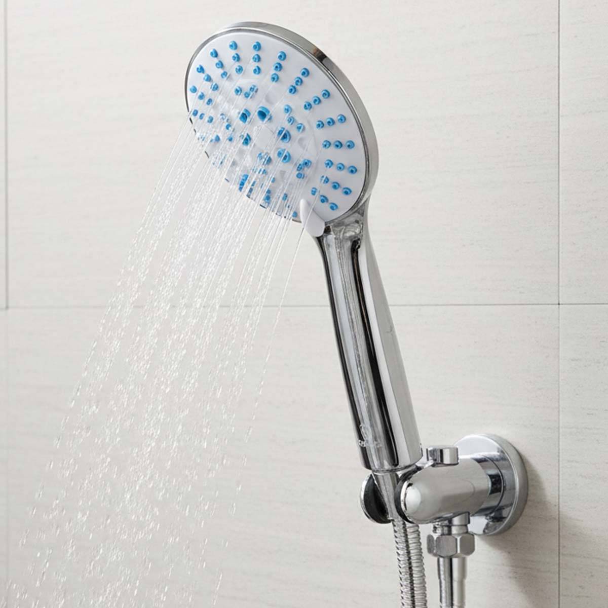 Ensemble Pommeau de Douche avec Flexible 1,5m et Accessoire de Fixation-2
