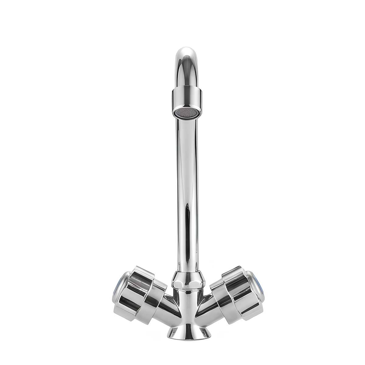 Robinet Rotatif Précis pour Eau Chaude et Froide À Doubles Commandes-0