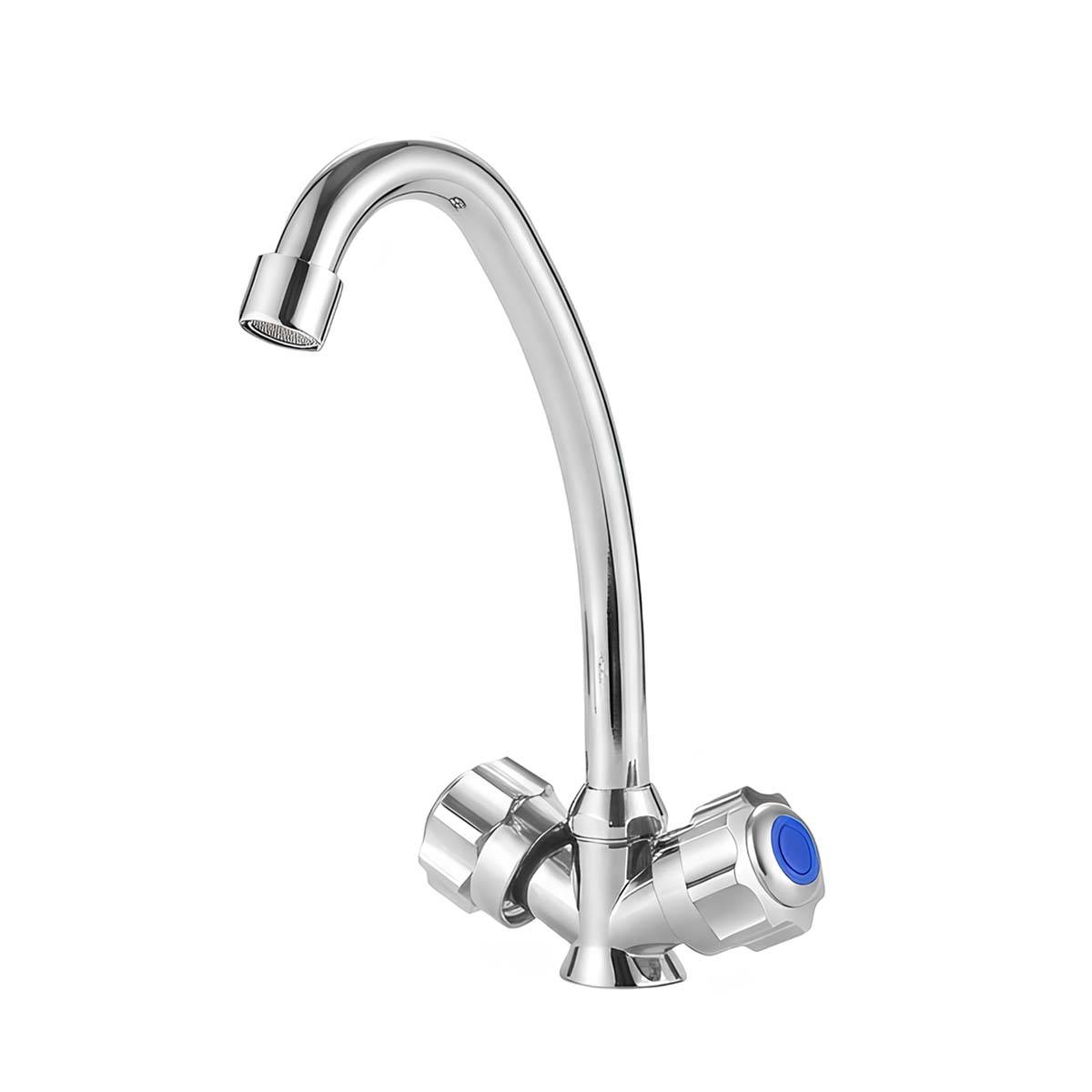 Robinet Rotatif Précis pour Eau Chaude et Froide À Doubles Commandes-3