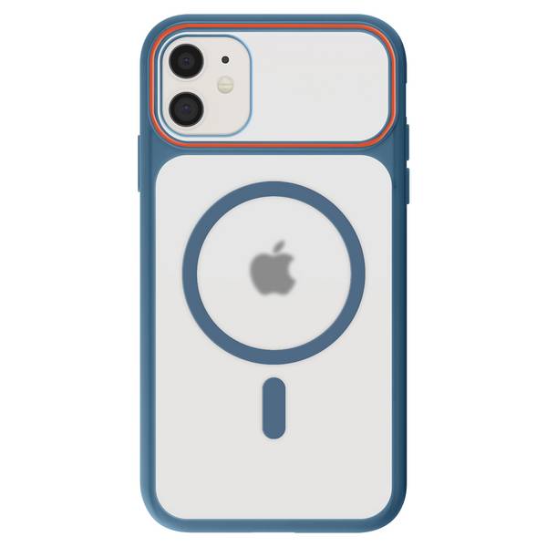 Coque MagSafe pour iPhone 11 Dos Fumé avec Cadre en Silicone Renforcée