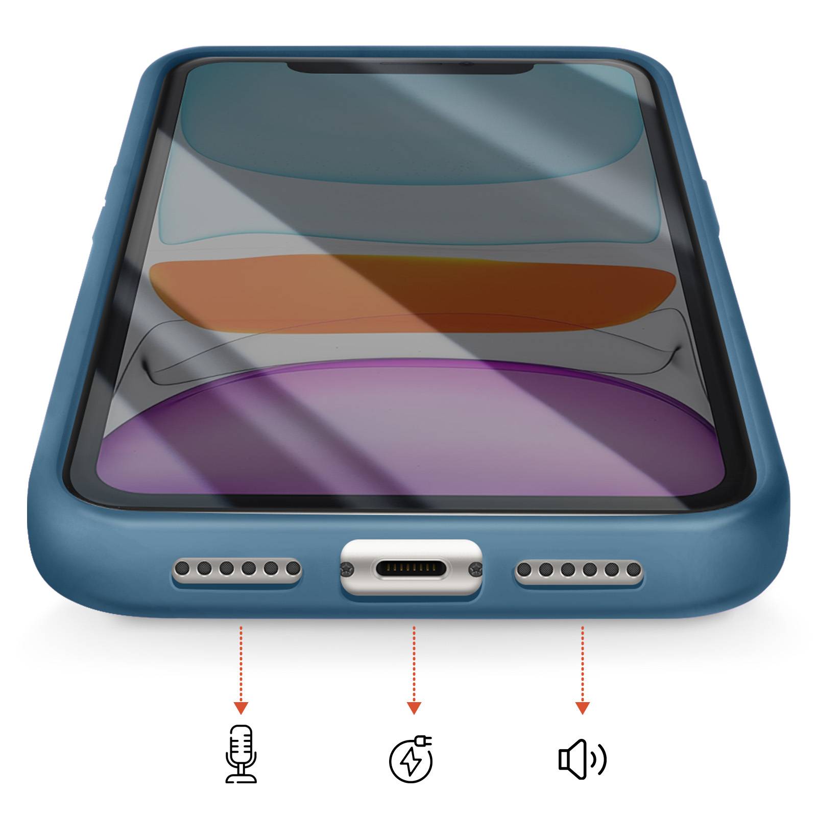 Coque MagSafe pour iPhone 11 Dos Fumé avec Cadre en Silicone Renforcée-4