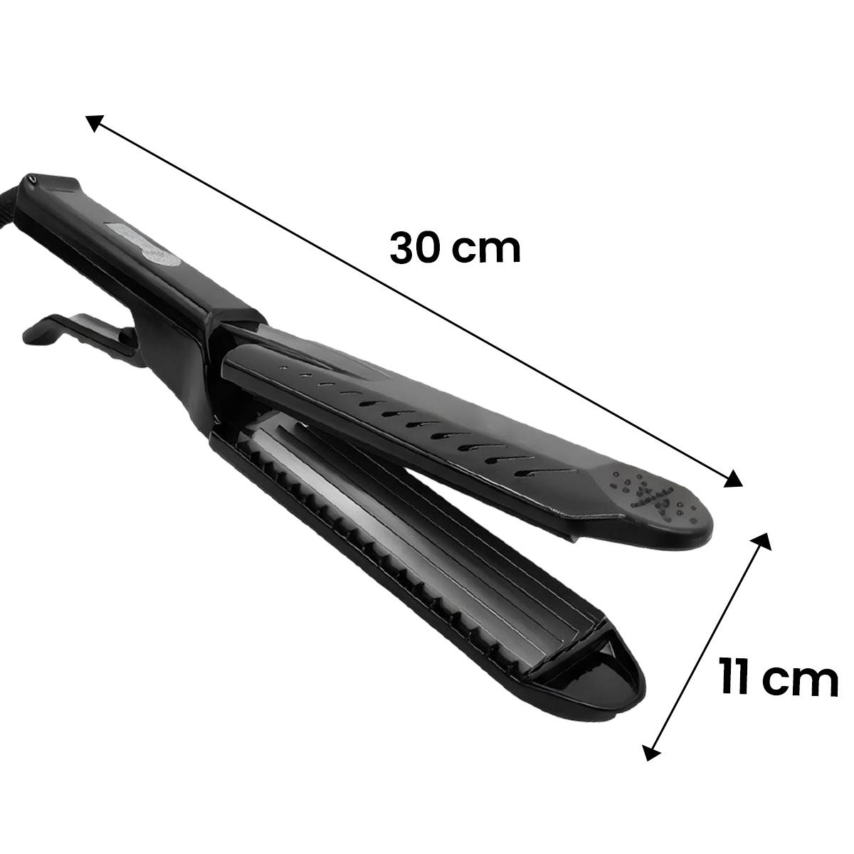 Fer À Lisser 45W Effet Wavy avec Chauffe Rapide pour Ondulations-3