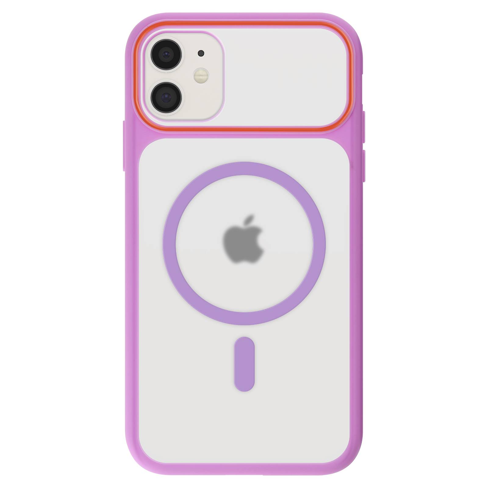 Coque MagSafe pour iPhone 11 Dos Fumé avec Cadre en Silicone Renforcée-1
