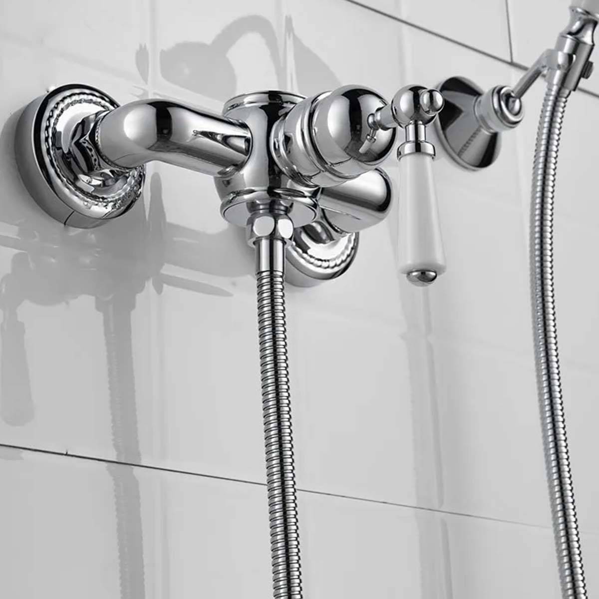 Flexible de Douche 1.5m Universel avec Joints d’Étanchéité-2