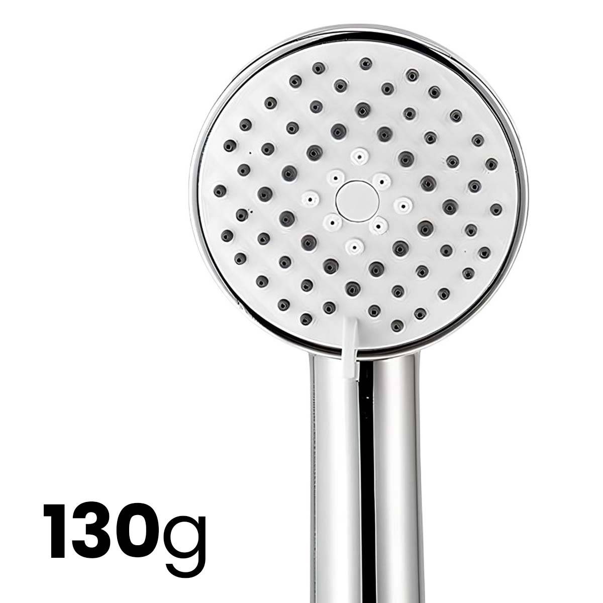 Pommeau de Douche Rond à Jet Unique Régulier Anti-fissure Design Monobloc-4