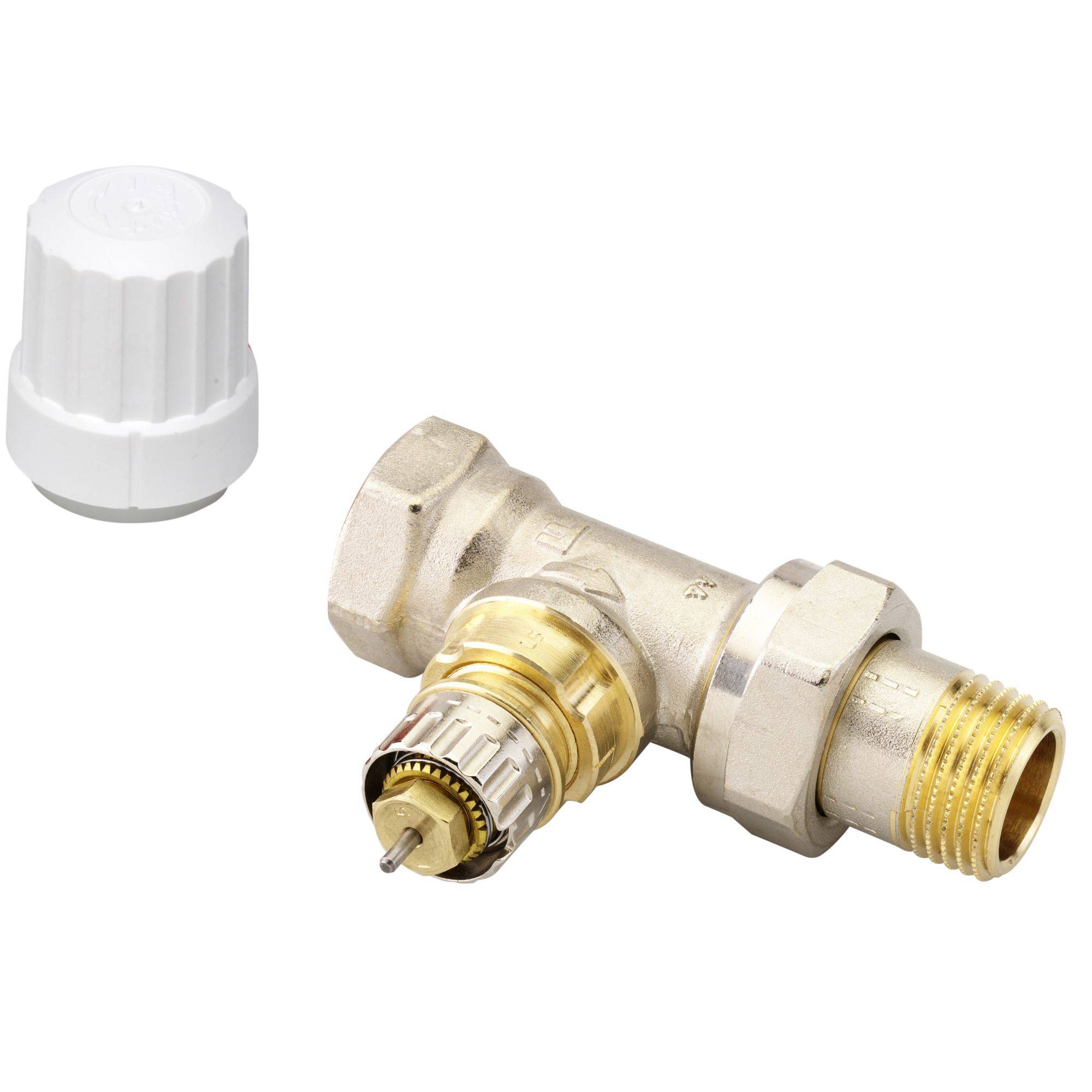 Corps droit réglable thermostatique RA-IN 15 - 1/2-2