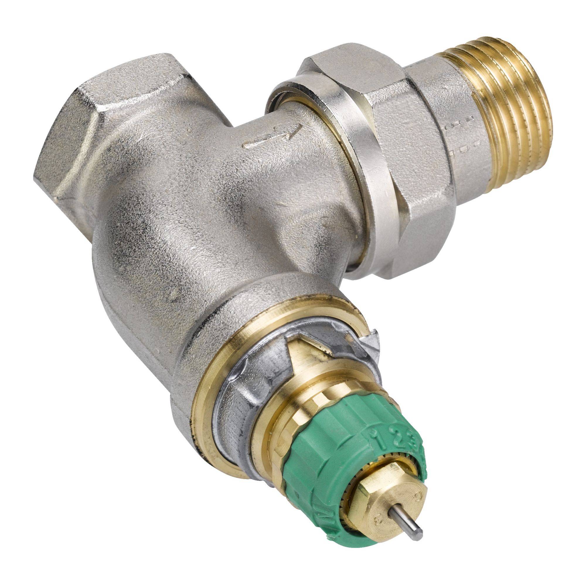 Corps équerre NF autoéquilibrant thermostatique RA-DV 15-1/2-0