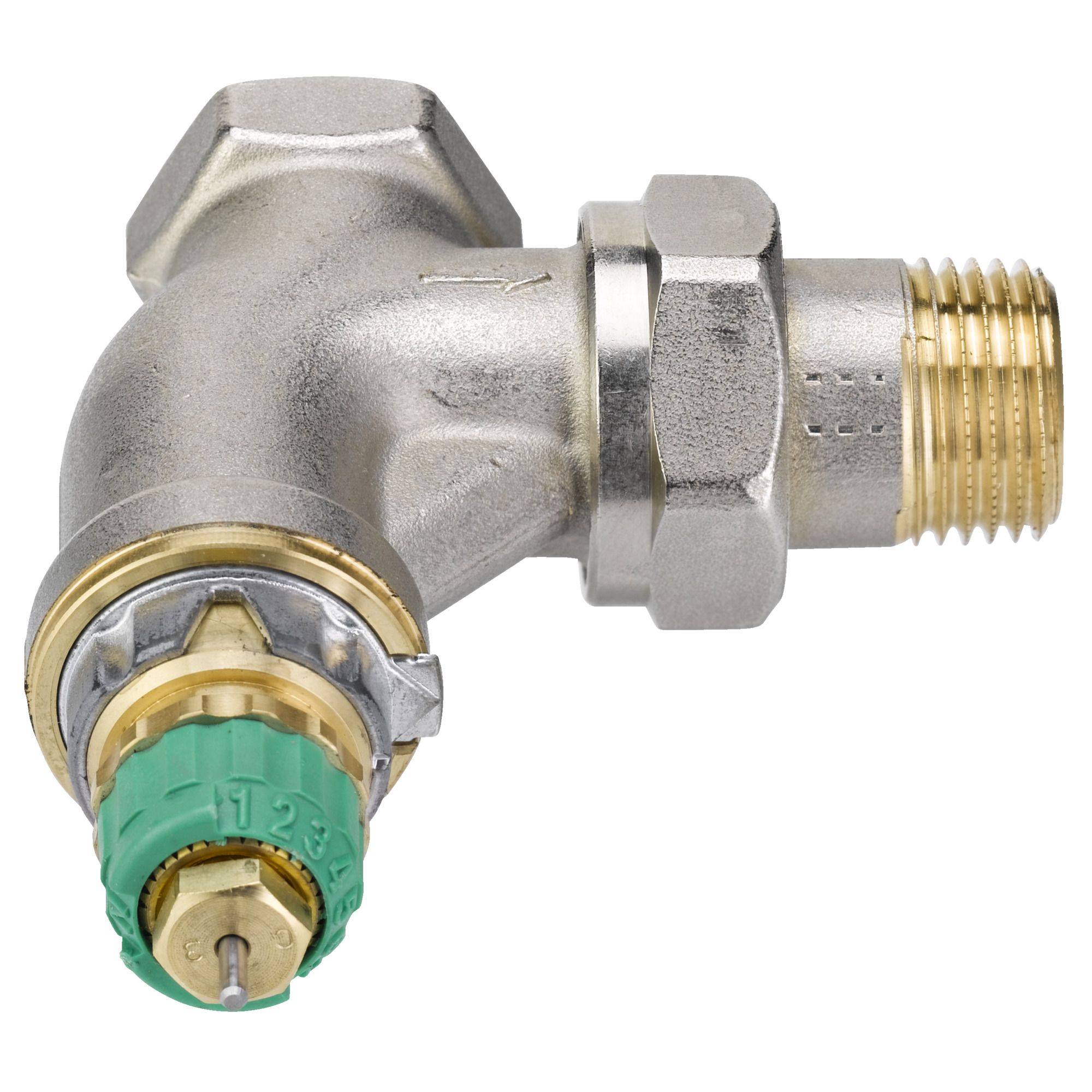 Corps équerre NF autoéquilibrant thermostatique RA-DV 15-1/2-1