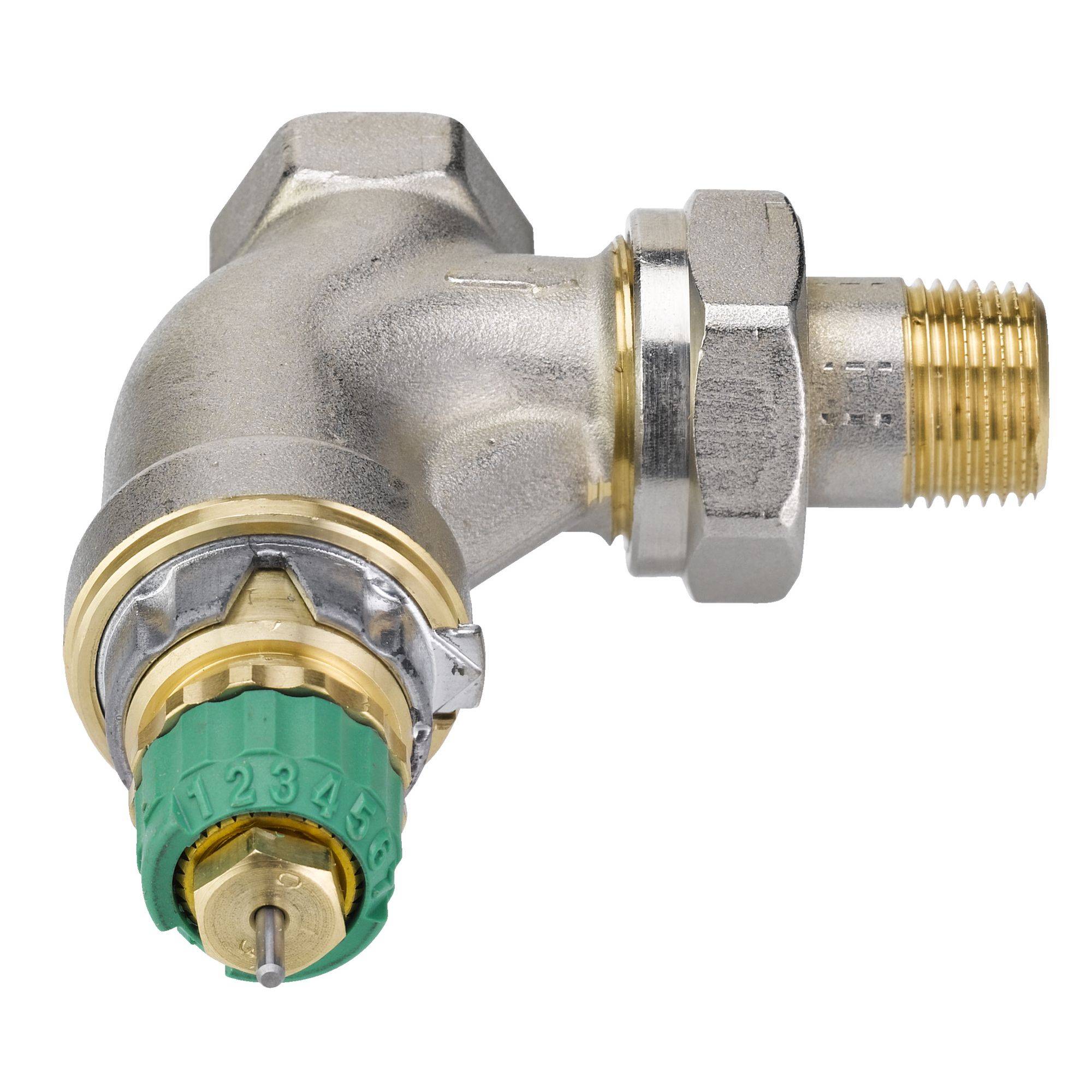 Corps équerre autoéquilbrant thermostatique RA-DV 10 -3/8-1