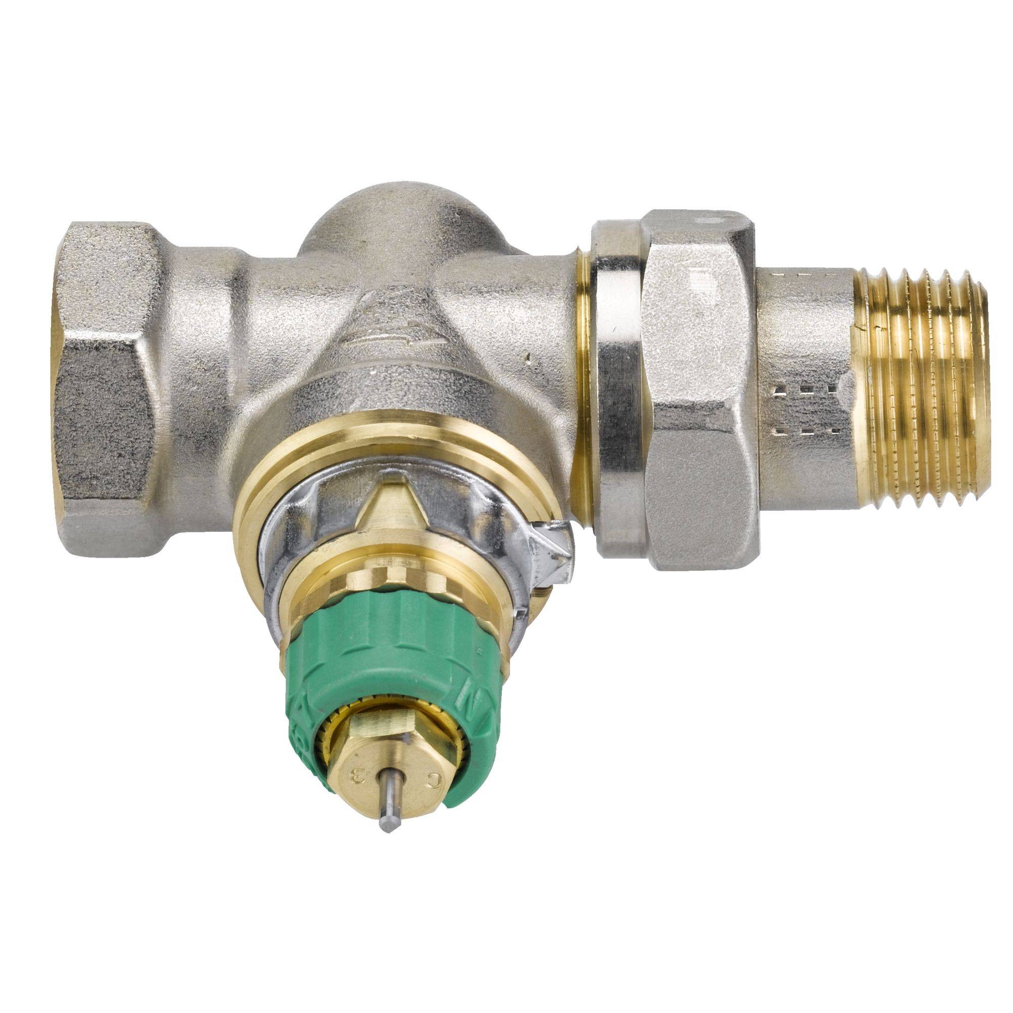Corps droit NF autoéquilibrant thermostatique RA-DV 15-1/2-0