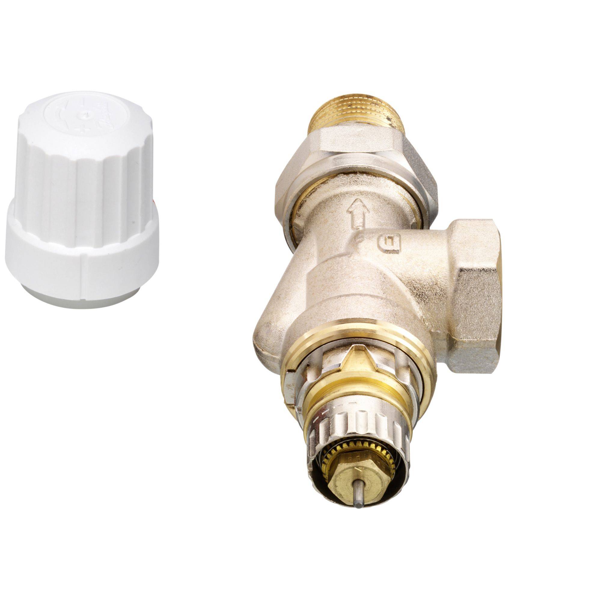 Corps équerre inversé réglable thermostatique RA-IN 15 - 1/2-1