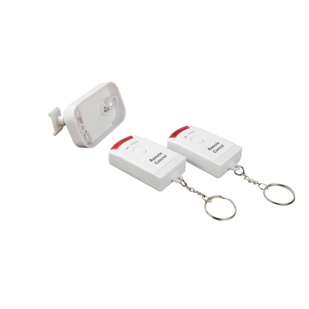Alarme autonomme à détecteur de mouvement, 2 télécommandes, 105dB - Tibelec-1