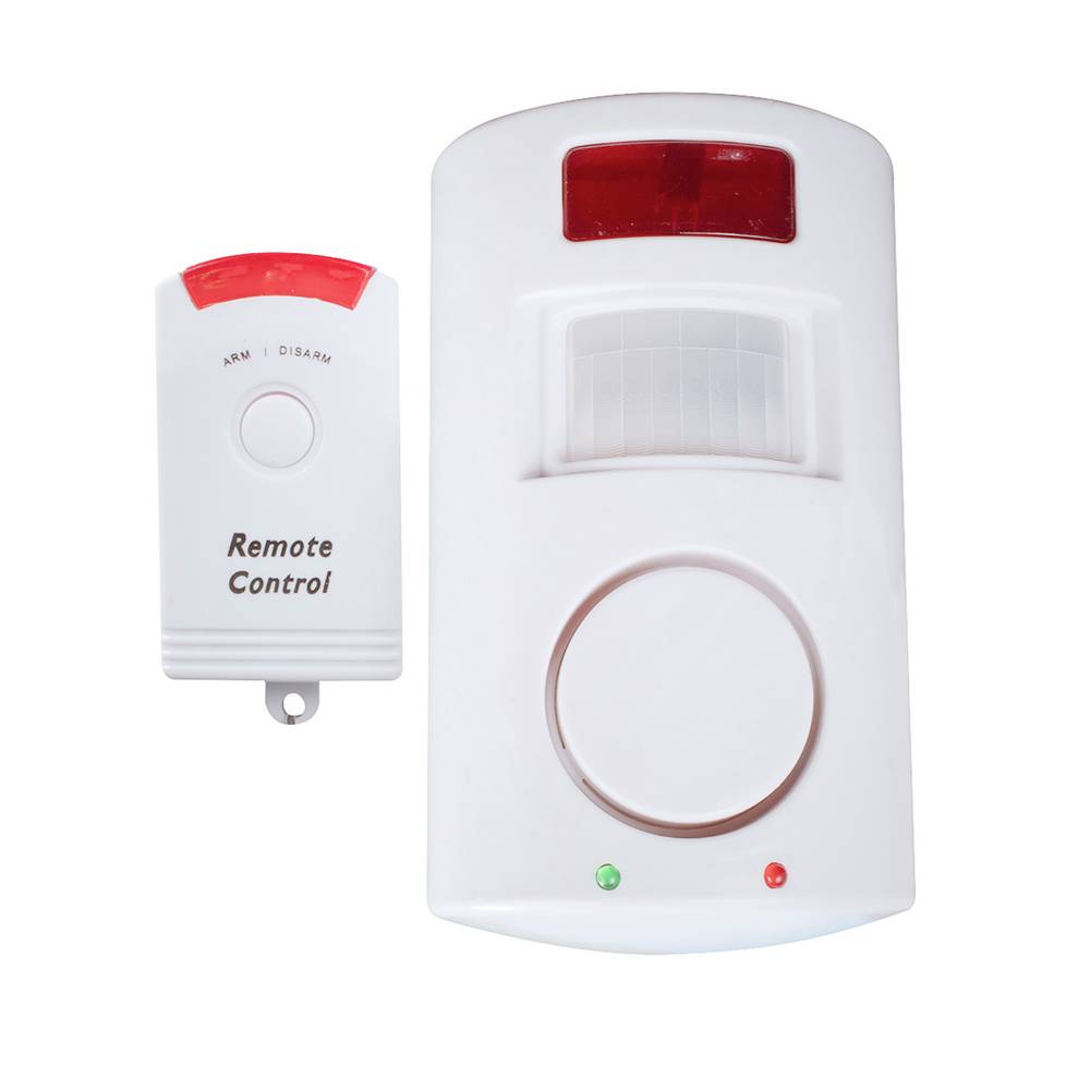 Alarme autonomme à détecteur de mouvement, 2 télécommandes, 105dB - Tibelec-3