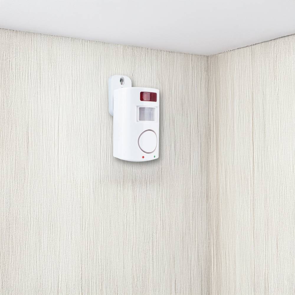 Alarme autonomme à détecteur de mouvement, 2 télécommandes, 105dB - Tibelec-4